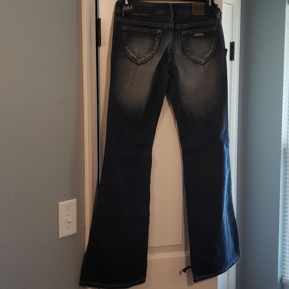 Q-GENE RAVE Low Rise Flare Leg Women's Jeans - Picture 2 of 16